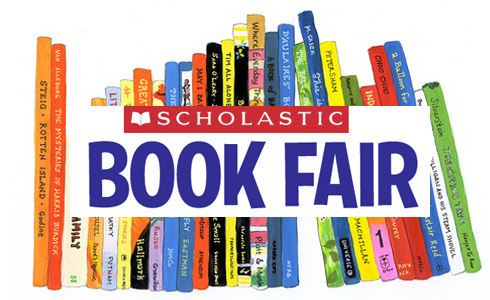 A decorate Book Fair logo