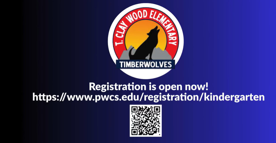 Kindergarten Registration information with a QR code to scan