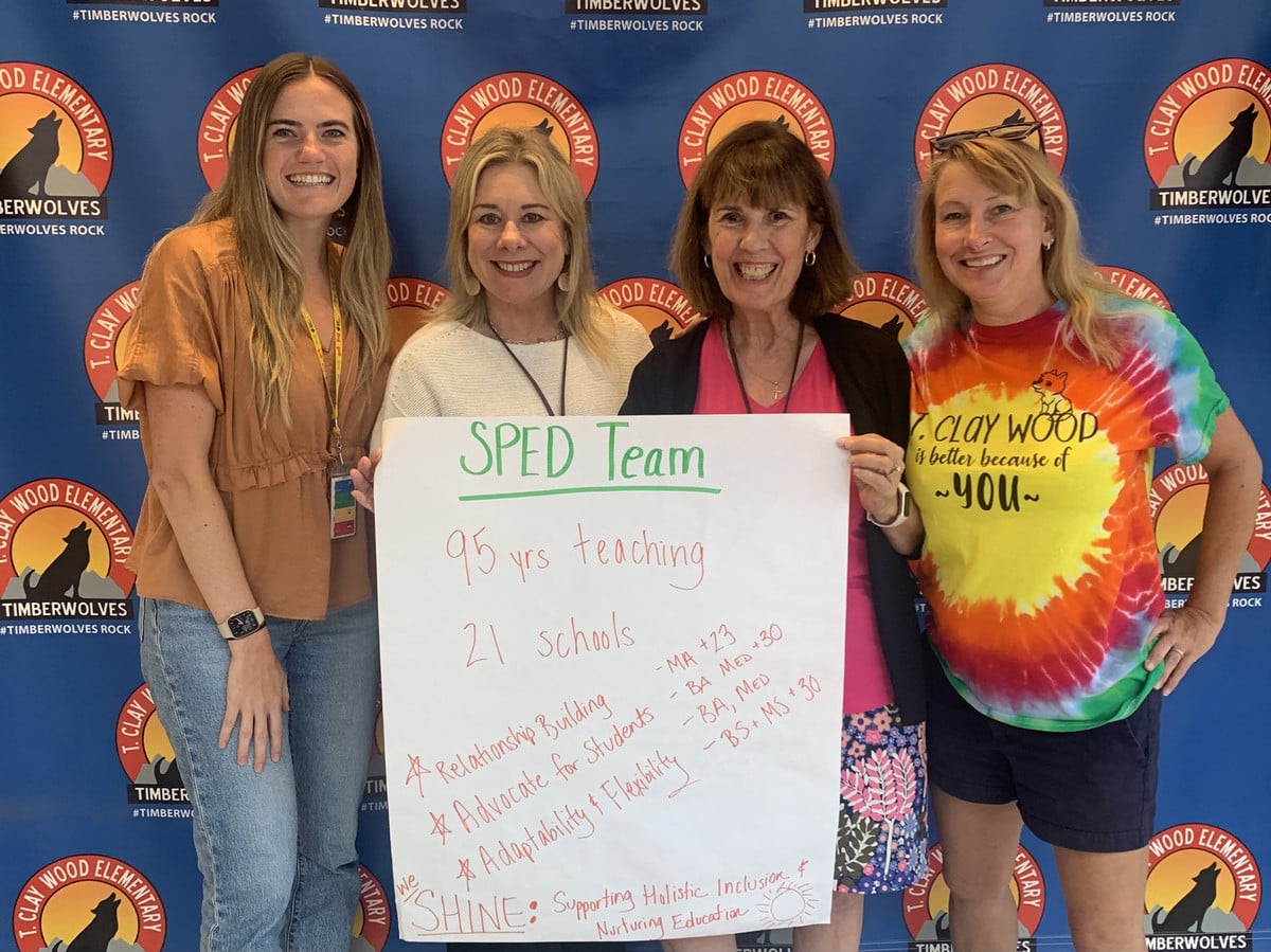 The members of the special education team