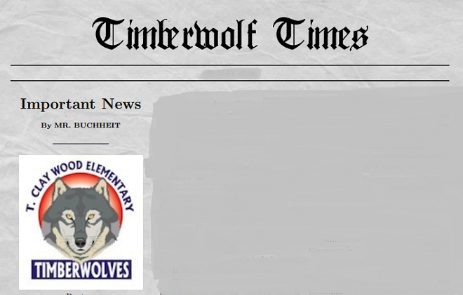 Timberwolf Times